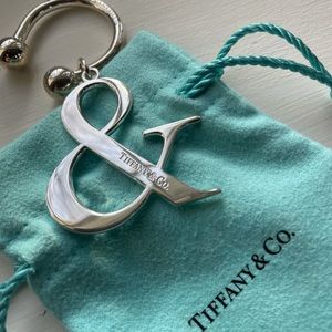 Genuine Tiffany Ampersand key ring. Never used in excellent condition
